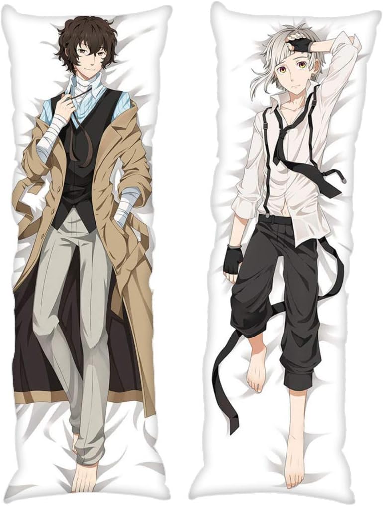 Home Goodnight Bungou Stray Dogs Male 2 Way Tricot 150x50cm Hugging Pillowcase