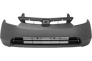 MBI AUTO - Primered, Front Bumper Cover Fascia for 2007 2008 Honda Civic 2.0L Sedan 4-door 07 08, HO1000259
