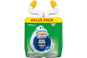 Scrubbing Bubbles Extra Power Toilet Bowl Cleaner, Rainshower, 1 Squeeze Bottle, 24 oz, (Pack of 2)