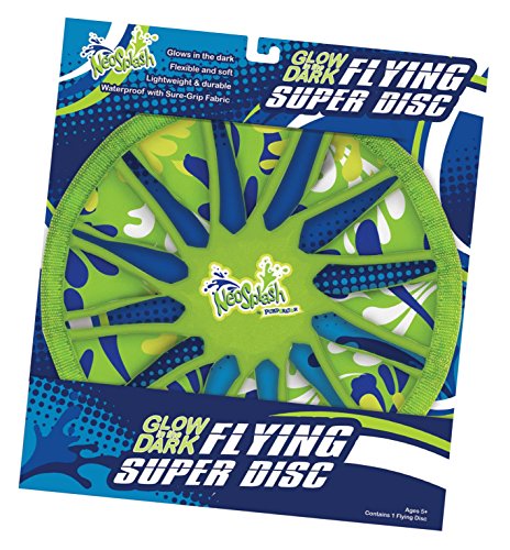 Pumponator Neosplash Flying Disc, Glow in The Dark