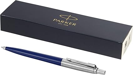 Bolígrafo Parker en caja de regalo, tinta azul, color azul: Amazon.es: Oficina y papelería