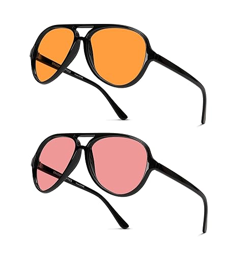 BRADDELL OPTICS FL-41 Rose FL-500 Orange Tinted Blue Light