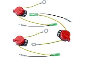 Suptizizkz 3pcs On Off Engine Stop Switch Compatible with Honda GX120 GX160 GX200 GX240 GX270 GX340 GX390 Champion Predator 212 Firman Kill Switch