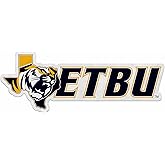 Rico Industries NCAA East Texas Baptist Tigers Shape Cut Pennant - Home and Living Room Décor - Soft Felt EZ to Hang