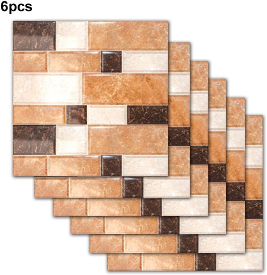 Tile Stickers With Mosaic Effect 3D Tile Sticker Self Adhesive Stick On