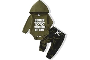 NZRVAWS Baby Boy Clothes Newborn Boy Outfit 0 3 6 12 18 Months Toddler Hoodie Romper Long Pants Infant Clothing
