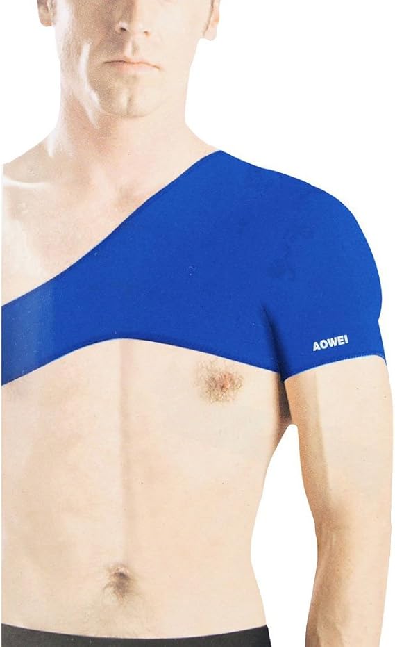 Gleader ProtegeEpaule Elastique en Neoprene pour Les Hommes Bleu