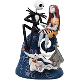 Enesco Disney Traditions by Jim Shore The Nightmare Before Christmas Jack, Sally and Zero Figurine, 8 Inch, Multicolor
