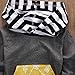 Baby Boys Arrow Pattern Long Sleeve Hoodie T-Shirt Top and Long Pants Outfit Set (80 (6-9M), Grey+Yellow)
