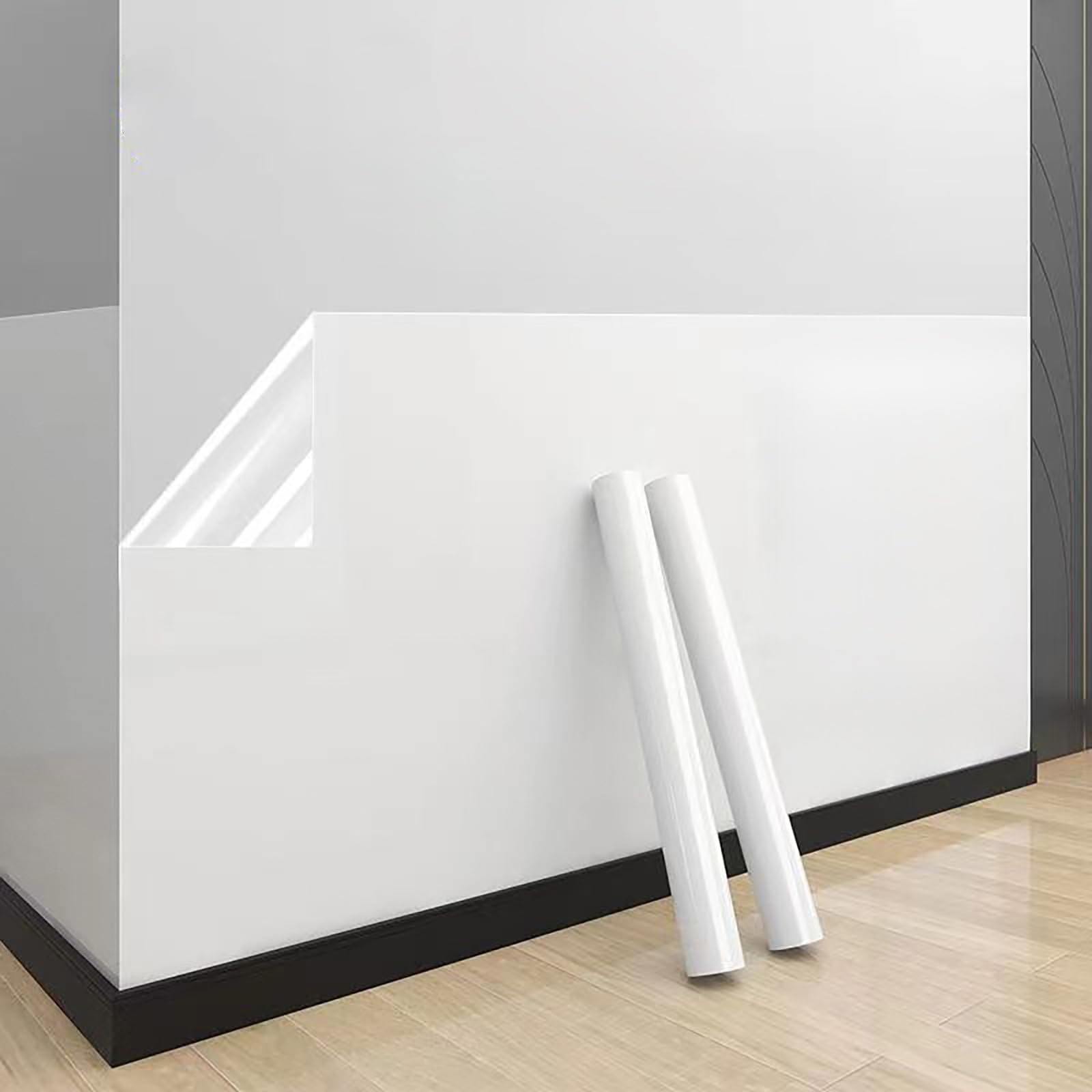 Photo 1 of Wall Protector Clear Contact Paper Electrostatic Absorption Wall Protective Film Removable Walls Covering Oil Proof Waterproof Back Splash Protectors (C-Matte Wall Cover, 17.73INx197IN)