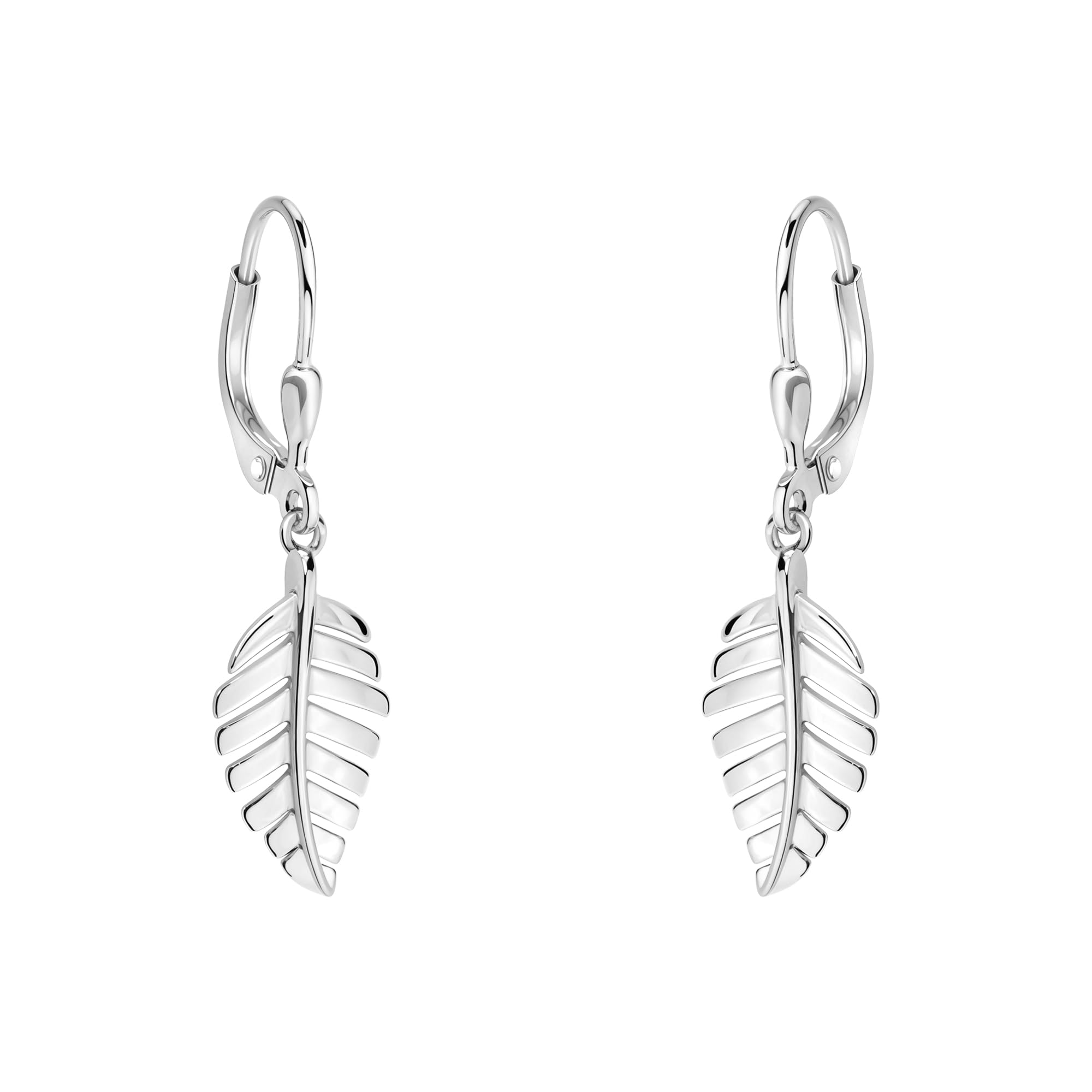 SOFIA MILANI - Women's Earrings 925 Silver - Leaf Dangle Earring - E0729