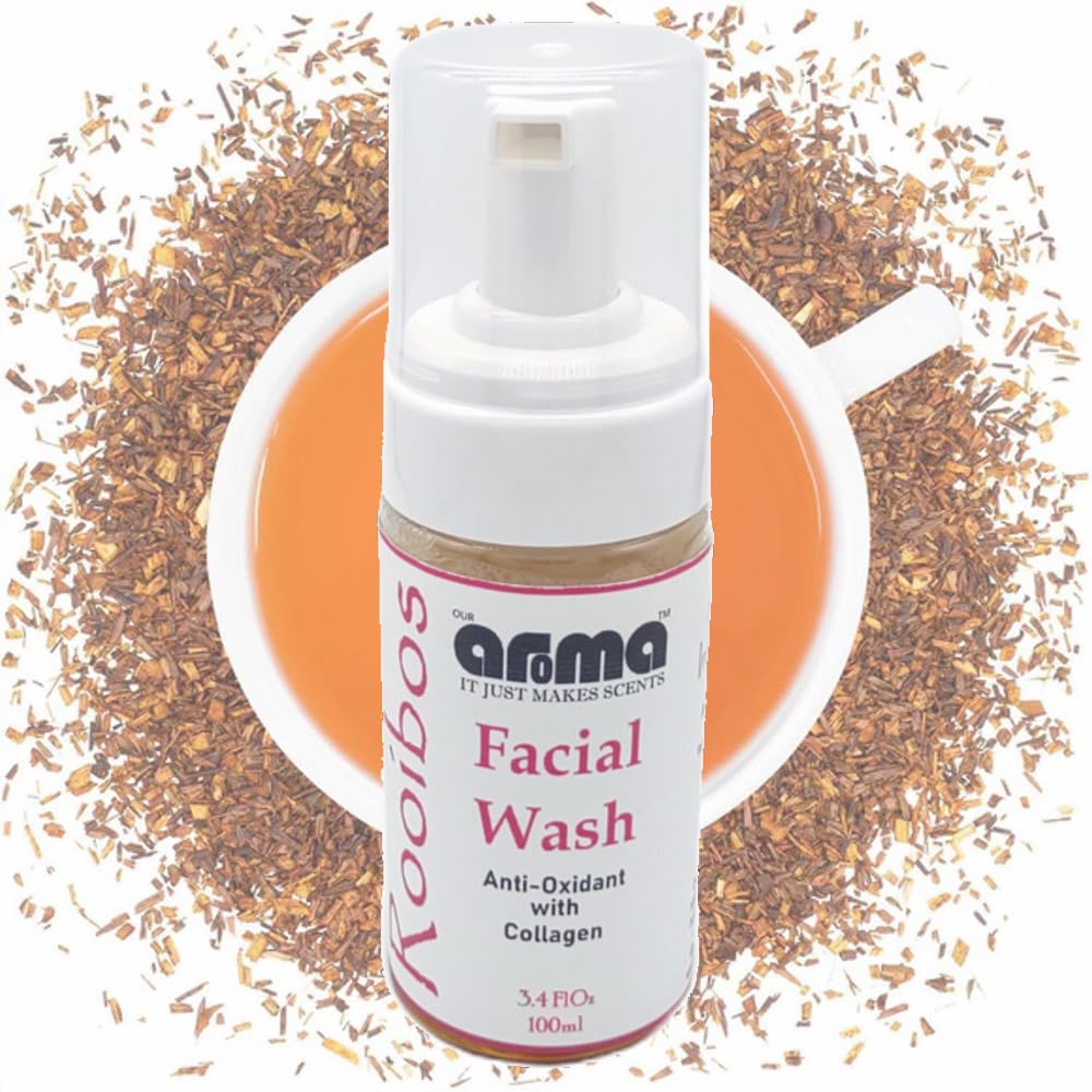 Our Aroma Rooibos Antioxidant Face Wash | 4 fl Oz | Hydrating Face Wash & Body Wash | Ideal for Sensitive, Dry Skin | Non-Irritating | Won't Clog Pores |