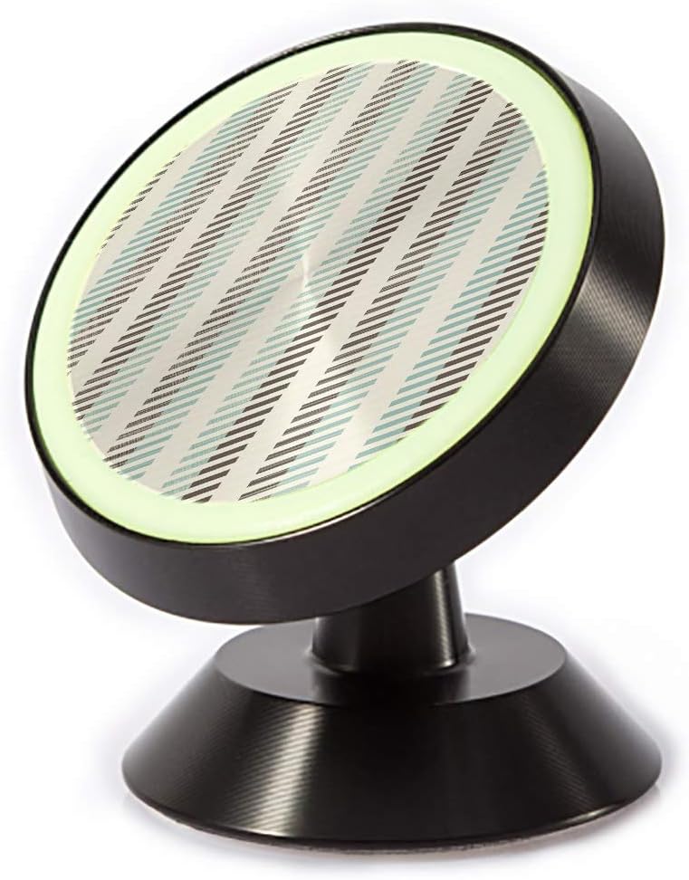 Tinmun Magnetic Phone Car Mount, Abstract Pattern Brow Beige Turquoise Universal Car Phone Holder for Dashboard