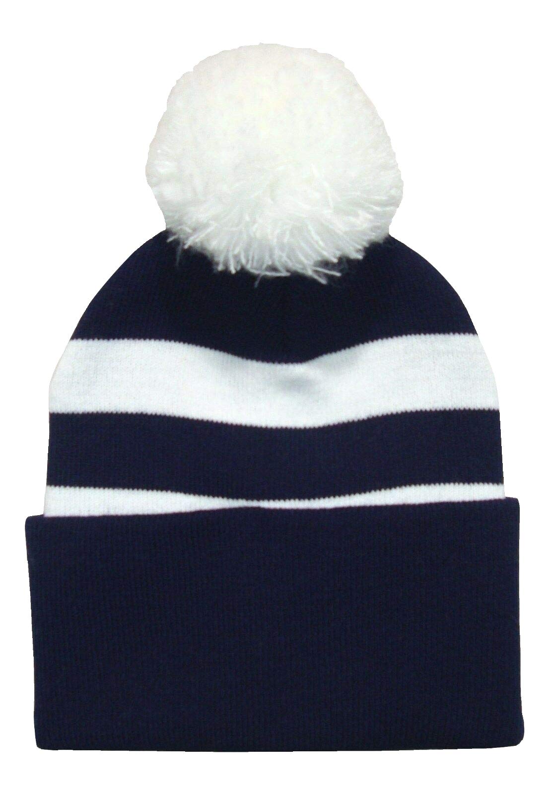 Arena Scarves Spurs Fans Bobble Hat in Navy and White