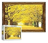 Puzzlelife 1000 Piece Jigsaw Puzzles Golden Ginkgo