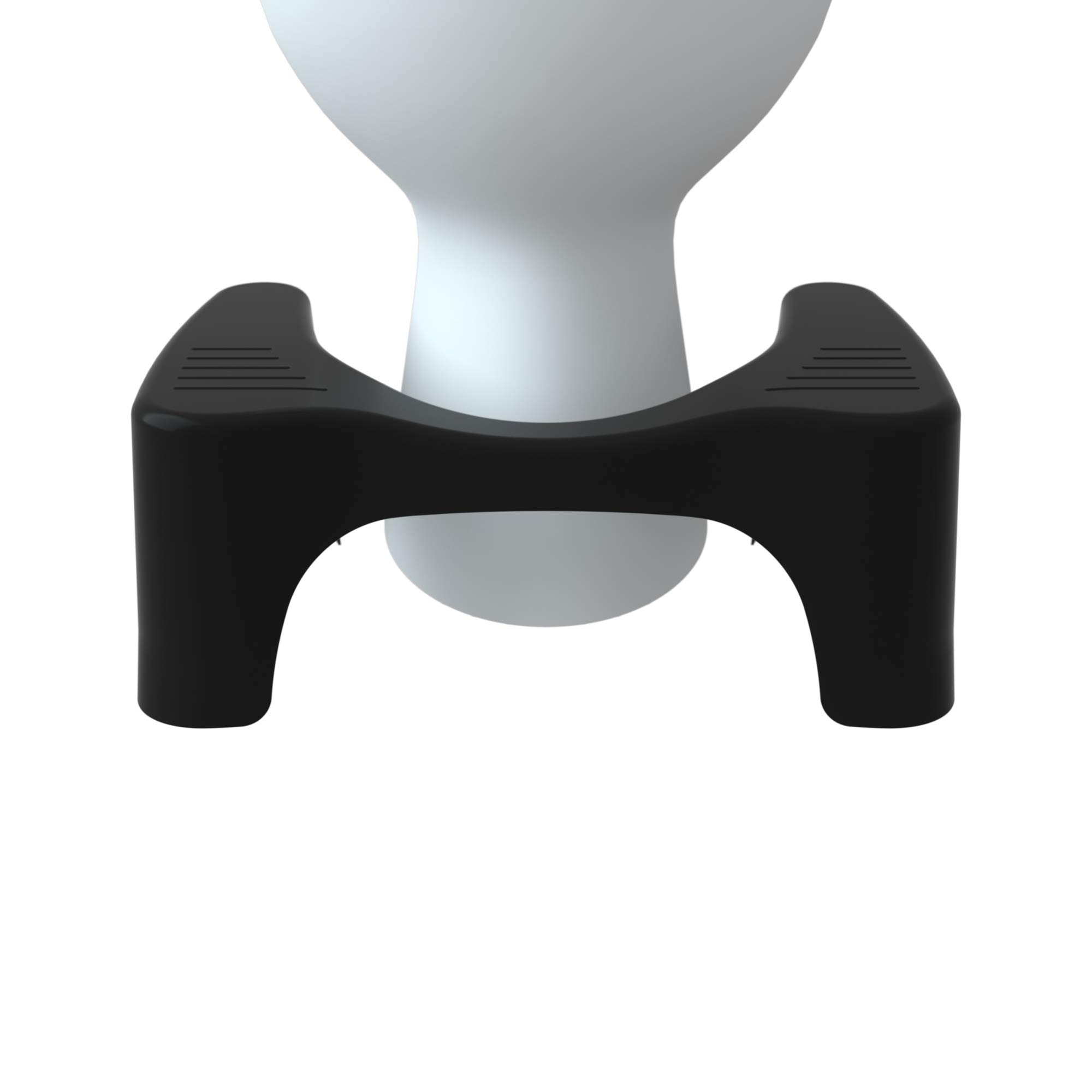 Squatty Potty The Original Bathroom Toilet Stool - Curve Lightweight with Sleek and Modern Design, 7 inch Height, Black