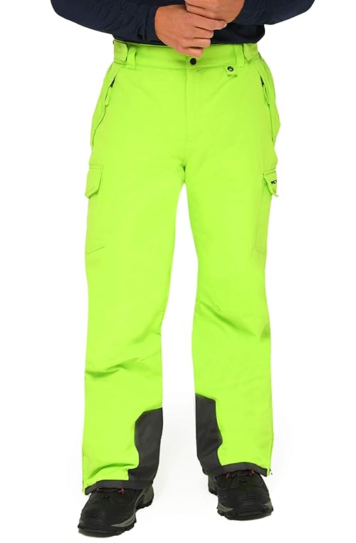 Arctix Men's Snowsports Cargo Pants, Lime, Medium/36" Inseam
