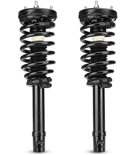 AutoShack Front Complete Strut & Coil Spring Assembly Set - Fits 2006-2010 Hyundai Sonata & 2006-2011 Azera 2.4L 3.3L 3.8L V6 FWD