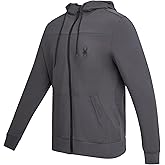 Spyder Mens Zip Up Hoodie - Super Soft Plush Performance Sweatshirts for Men - Warm Athletic Hoodies for Running Walking Gym