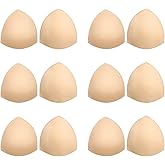 Awpeye Bra Pads Inserts 6 Pairs, Bra Cups Inserts, Removable Breast Enhancers Inserts for Women