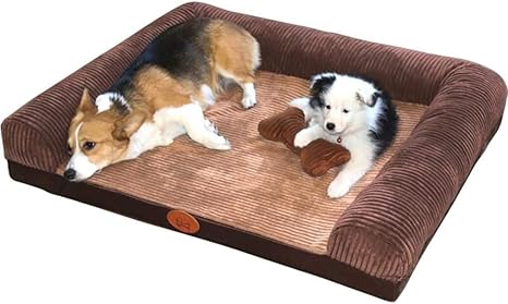 Amazon Co Jp ペットの親友 豪華な整形外科のソファ 人間工学的な輪郭のマットレス 犬や猫 洗濯機 洗濯 機のための落ち着いてそして反不安の犬のベッド Size Xs ホーム キッチン