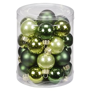16 Boules En Verre Blanc Opale 8 Cm De Boules De Noël Blanc