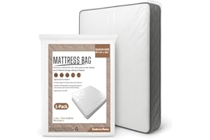 Queen Mattress Bags for Moving and Disposal 61'' x104''x 15'' Waterproof Storage Mattress Cover Queen for Mattress and boxspr