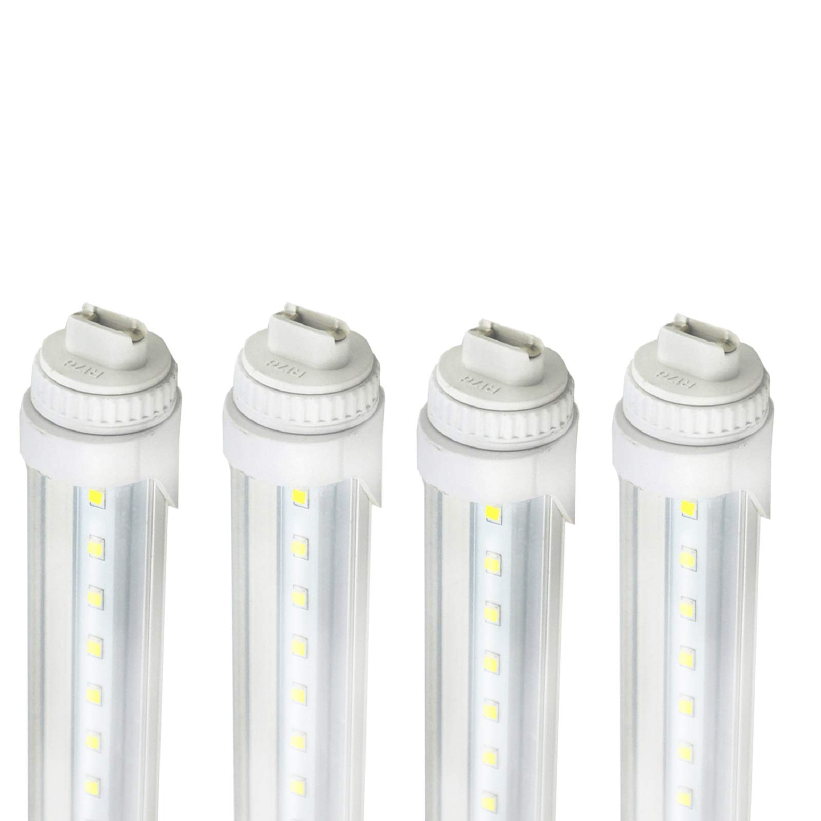 Photo 1 of WYZM 4PCS F72T12/cw/ho LED Replacement 6ft,R17D 6 Feet 30Watt Fluorescent Replacement for F72T12/CW/HO (4-Pack White)
