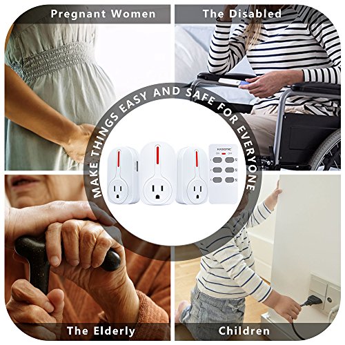 Wireless Remote Control Outlet, Kasonic Smart Home Remote Control Multi