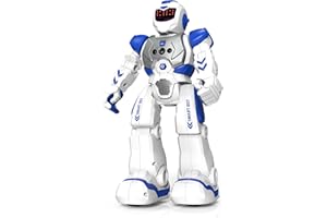 SONOMO Toys for 6-9 Year Old Boys, Girls RC Robot Gifts for Kids Intelligent Programmable Robot with 2.4GHz Sensing Gesture Control - Upgraded Version (Blue&White)