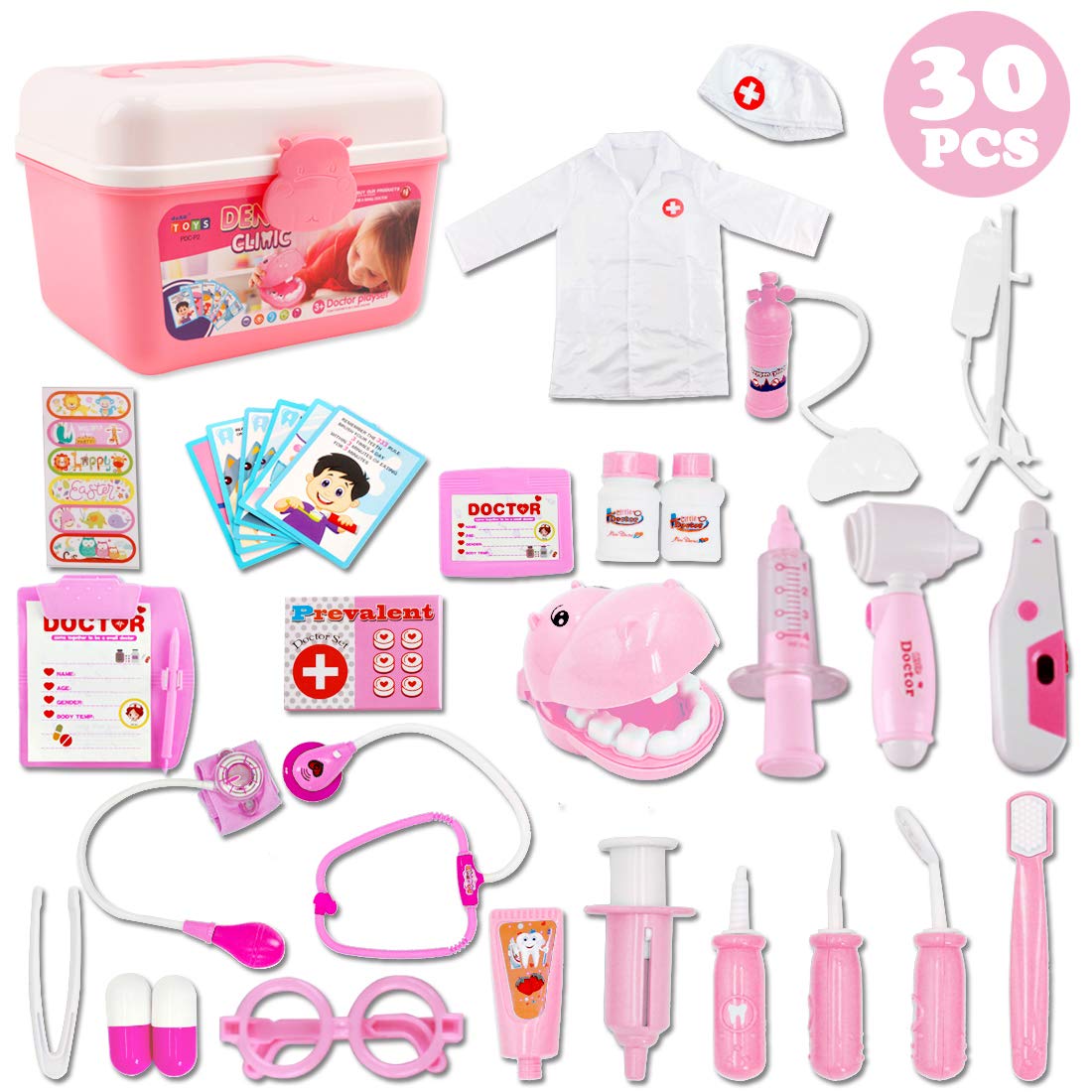 children's doctor kit with lab coat