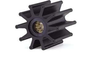 EOONI 31130-0061 Impeller Compatible with Jabsco 31130-0061 CEF 500161 Mercruiser 47-809866T 47-809866 47-831311350 Yanmar 119593-42200 119593-42201 119593-42202