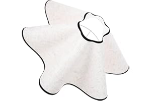 Alipis Mini Petal Light Shade for Desk Lamp, 380mm E27 Pp Fabric Decorative Lamp Cover, Bedroom Table and Pendant Lighting Ac