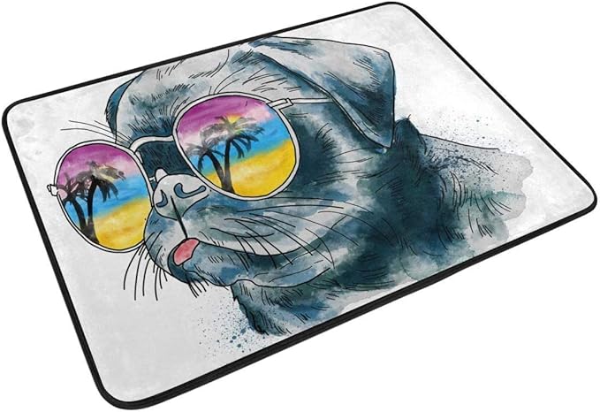 Dx tapetes de área de moda 23.6 x 15.7 pulgadas tapetes de puerta