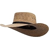 Men's Palm Braid Gambler Hat | Upturned brim, palm straw blend, elastic sweatband, cool durable feel, spring summer wear