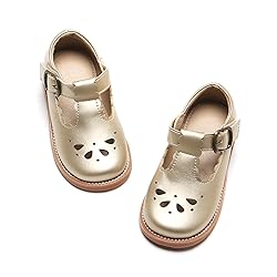 Felix & Flora Toddler Little Girl Gold Mary Jane
