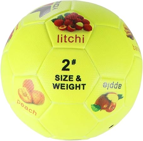 Amazon Runcircle 子供サッカー サッカーボール ソフトサッカー 耐久性 幼児 英語勉強 子供 ボール学習 子供用 2号サッカー おもちゃ おもちゃ