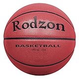 Rodzon Basketball Outdoor/Indoor Game Basketball with Pump, Needles, Basketball Net-Official Size 7 (29.5