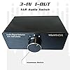 WisWinDa 3-IN-1-OUT XLR Pro Audio Switch Balanced Audio Converter 3 ...
