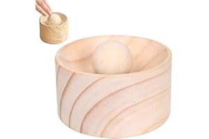 Dumpling Wrappers Maker, Non Stick Wooden Dumpling Skin Press Mold, Homemade Dumplings Wrappers Press Tools, Ergonomic Manual