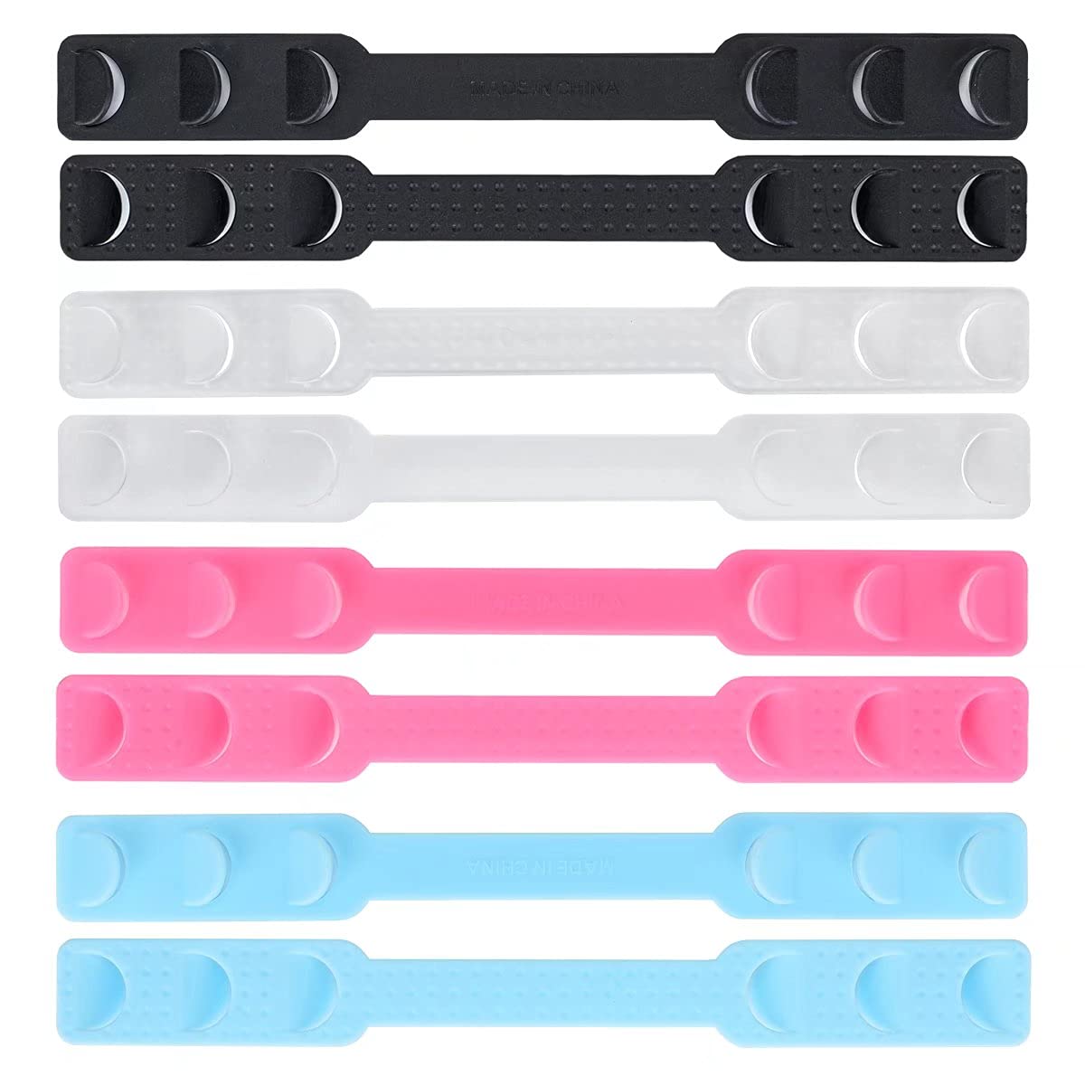 Photo 1 of BEITESTAR Ear Savers for Masks - Mask Holders to Protect Ears, Mask Straps for Back of Head, Face Mask Extender Strap, Mask Hooks Behind Head (8pcs, Multicolor)