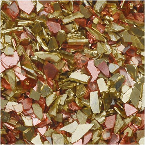 Art Institute Glitter 1oz Glass Shards Rich Gold