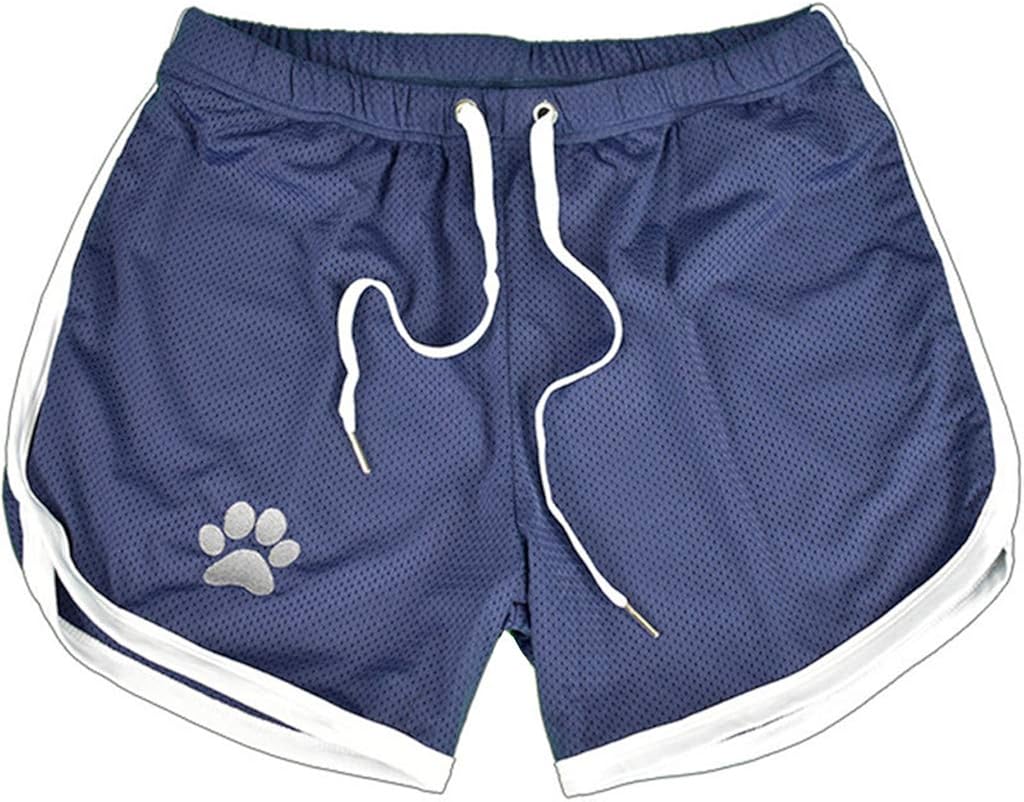 UOFOCO Men's Summer Casual Quick-Drying Shorts Breathable Drawstring Sport Short Pants | 