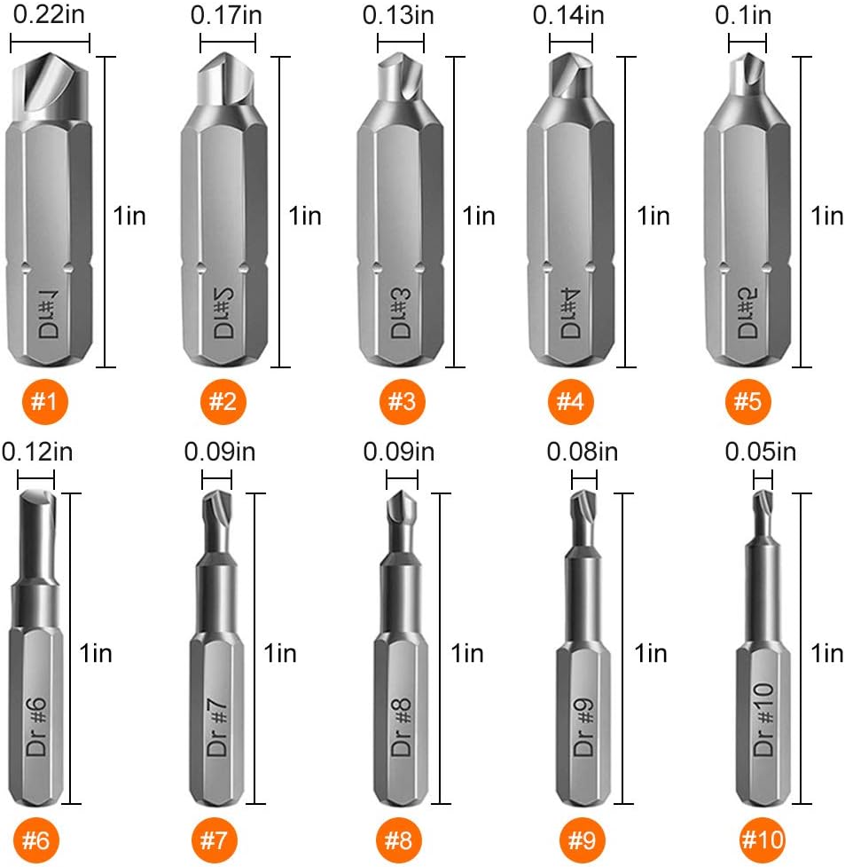 Yidenguk Damaged Screw Extractor Kit 22pcs Screwdriver Bit Set Screw Extractor And Remove Tool Broken Bolt Stripped Screw Extractors With Magnetic Extension Bit Holder Socket Adapt Screwdriver Bit Sets