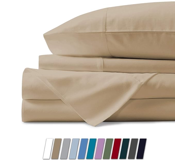 Mayfair Linen 100% Egyptian Cotton Sheets - Sleek and Premium Quality