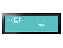 LaVie Home 4x12 Picture Frame Black, Panoramic