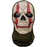 Ghost Skull Mask Full Face Unisex for War Game Outdoor Sport Halloween Cosplay