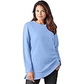 Woman Within Plus Size Sherpa Sweatshirt