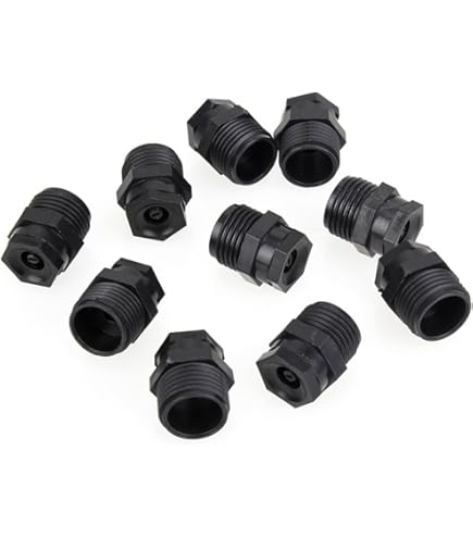 Unique Bargains 3/4BSPF Spiral Cone Atomization Nozzle Spray Sprinkler Heads 10 Pcs