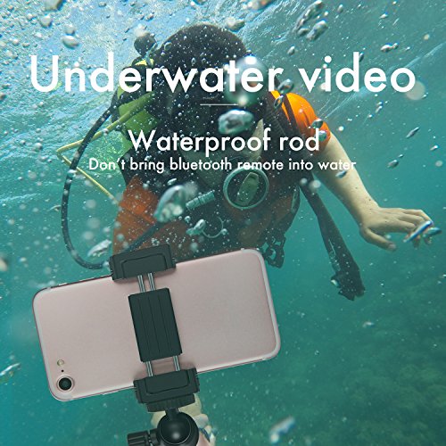 image for PERLESMITH Selfie Stick with Bluetooth Remote and Tripod Stand - Exten